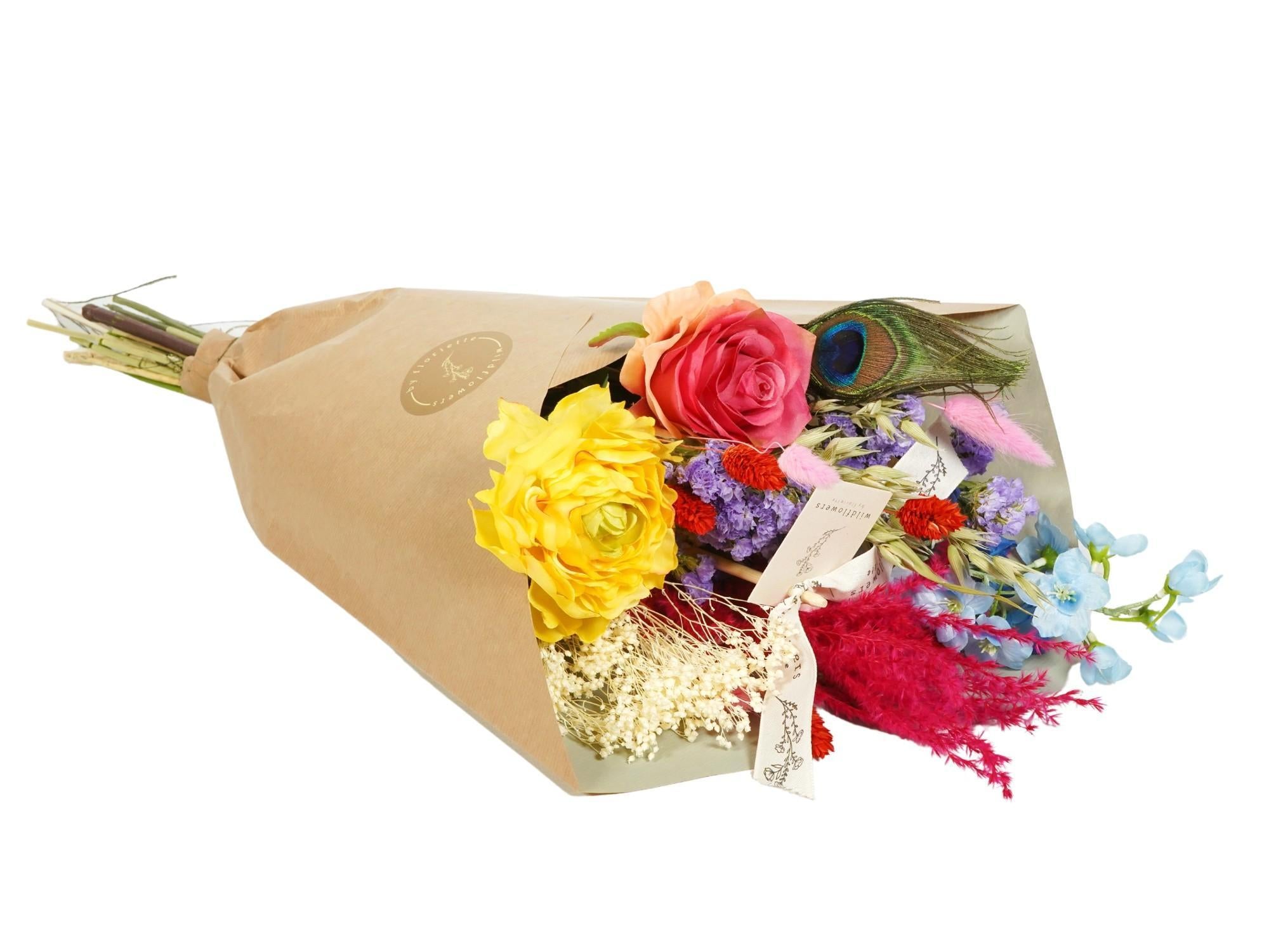 Droogbloemen &amp; Zijde - Gedroogd &amp; Zijde Zomerfeest - ↕55cm