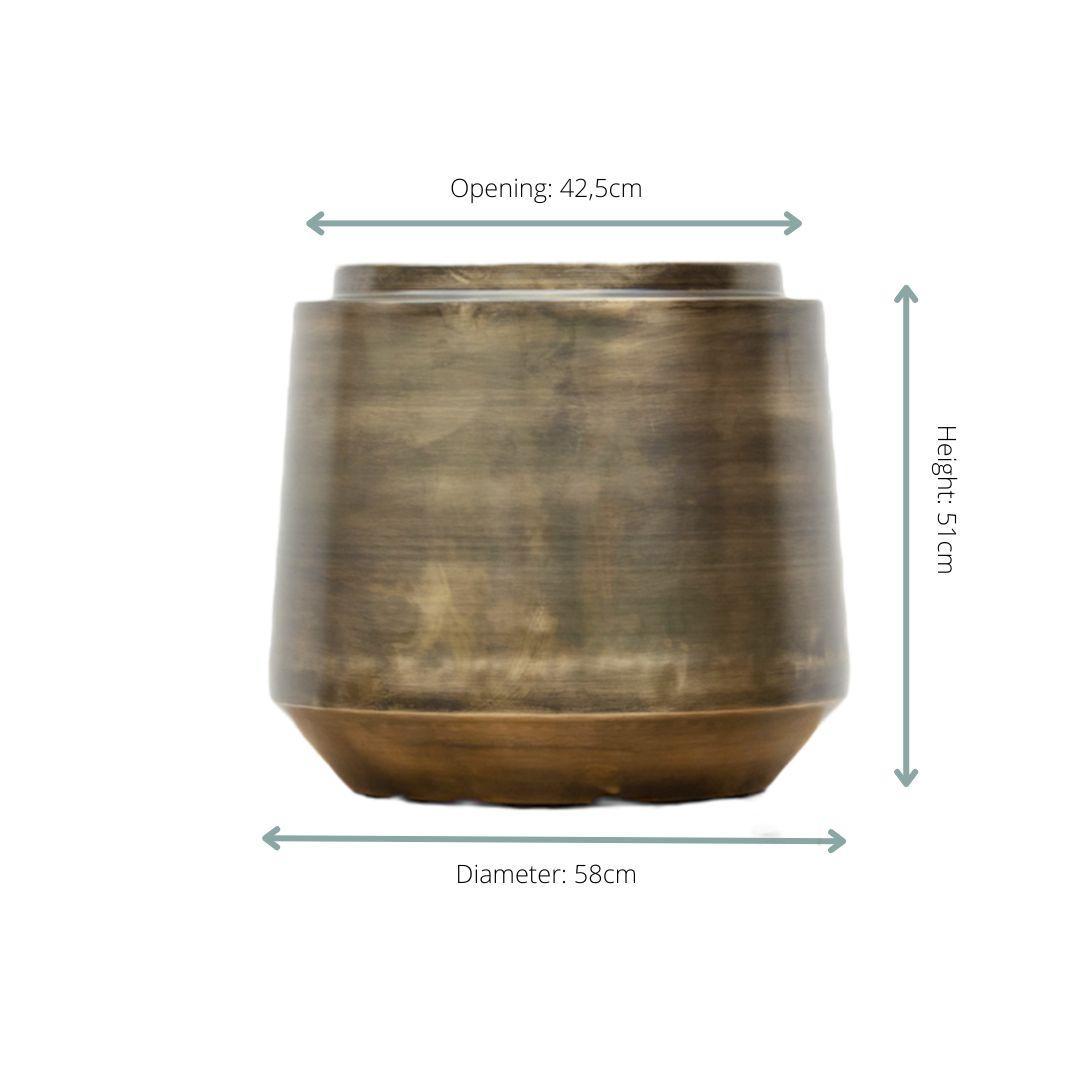 Pot Indigo Vintage Goud - D58 x H51