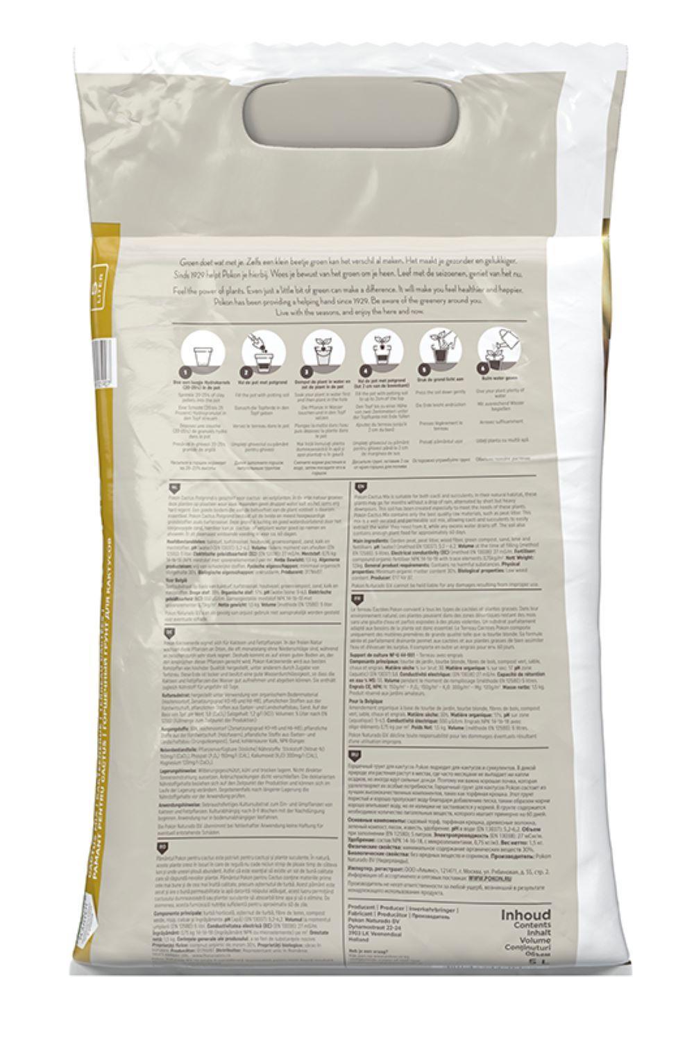 Pokon cactus &amp; vetplant - 5L - Potgrond